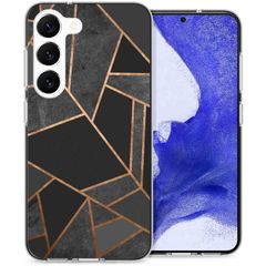 imoshion Design hoesje Samsung Galaxy S23 Plus - Grafisch Koper / Zwart