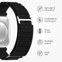 Accezz Nylon Alpine Band Apple Watch | 38/40/41/42 mm - Black