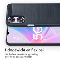 imoshion Brushed Backcover Oppo A78 (4G) - Donkerblauw