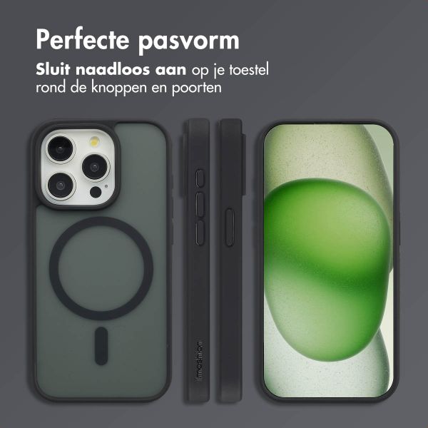 imoshion Color Guard Backcover met MagSafe Apple iPhone 15 Pro - Zwart