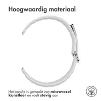 imoshion Magnetisch lederen bandje  - Universeel 22 mm aansluiting - Wit