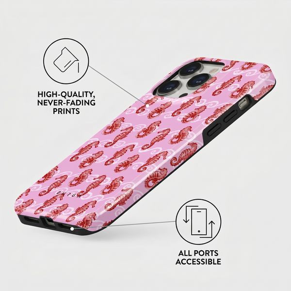 Burga Tough Back Cover with MagSafe Apple iPhone 14 Pro - Coral Reef