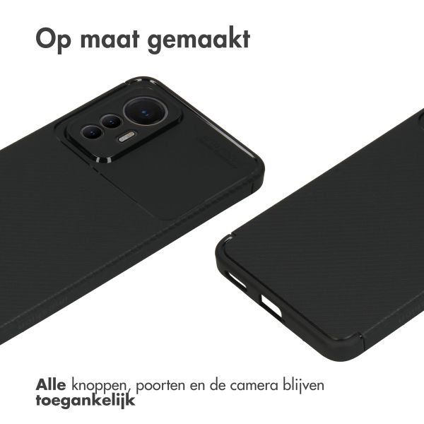 imoshion Carbon Softcase Backcover Xiaomi 12 Lite - Zwart