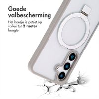 Accezz Ring Stand Backcover met MagSafe Samsung Galaxy S24 - Grijs