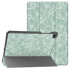 imoshion Design Trifold Bookcase Samsung Galaxy Tab A11 Plus / A9 Plus - Botanica