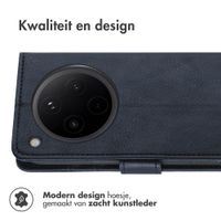 imoshion Luxe Bookcase Oppo Find X8 - Donkerblauw