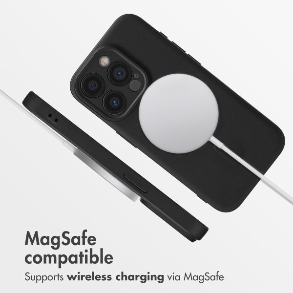 imoshion Colour Back Cover with MagSafe Apple iPhone 15 Pro - Black
