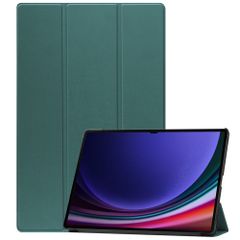imoshion Trifold Bookcase Samsung Galaxy Tab S10 Ultra / Tab S9 Ultra - Donkergroen