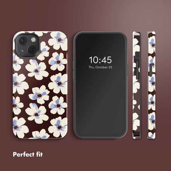 Selencia Vivid Back Cover with MagSafe Apple iPhone 13 - Choco Flower Pop