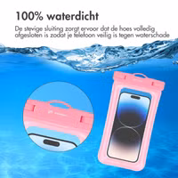 imoshion Zomerpakket | Wireless Tag voor Android (2-pack) + Universele Waterproof Pouch (2-pack) - Roze/Turquoise + Ultra Series Powerbank 20.000 mAh - Petrol Green