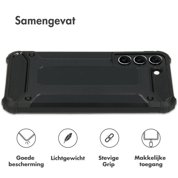 imoshion Rugged Xtreme Backcover Samsung Galaxy S22 - Zwart