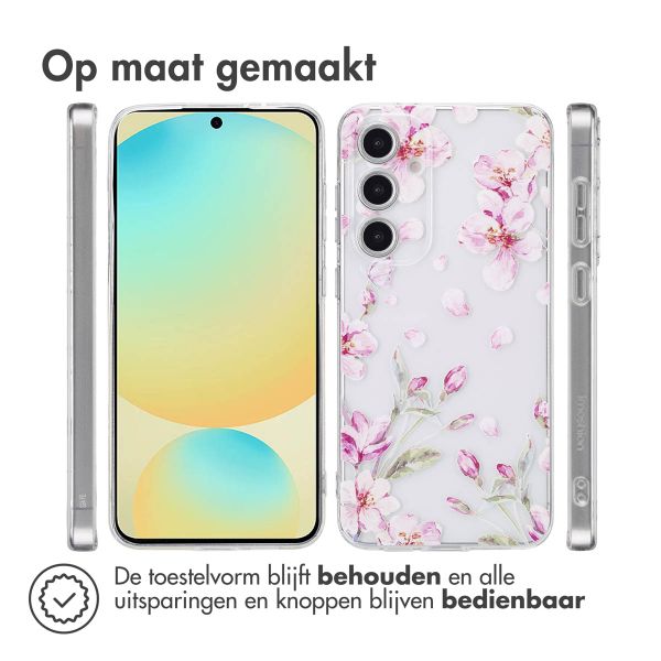 imoshion Design hoesje Samsung Galaxy S24 FE - Blossom Watercolor