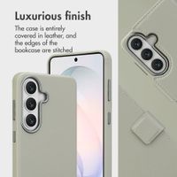 Accezz 2-in-1 Leather Bookcase with MagSafe Samsung Galaxy S26 - Light Grey