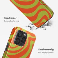 Selencia Vivid Backcover met MagSafe Apple iPhone 15 Pro - Wavy Swirl Orange Fern