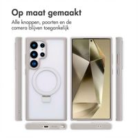 Accezz Ring Stand Backcover met MagSafe Samsung Galaxy S24 Ultra - Grijs
