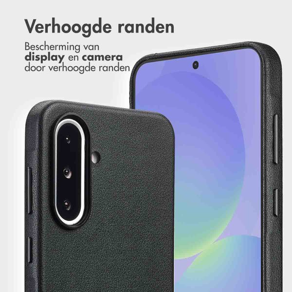 Accezz Leather Bookcase 2-in-1 met MagSafe Samsung Galaxy A36 / A56 - Onyx Black