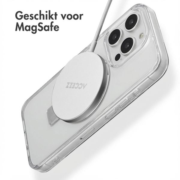 Accezz Ring Stand Backcover met MagSafe Apple iPhone 15 Pro - Transparant