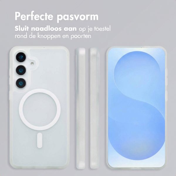 imoshion Color Guard Backcover met MagSafe Samsung Galaxy S25 - Wit