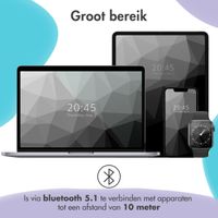 imoshion Draadloze Kinderkoptelefoon Unicorn LED Light - Decibelbegrenzer - Met AUX kabel - Lavender Lilac / Soft Blue