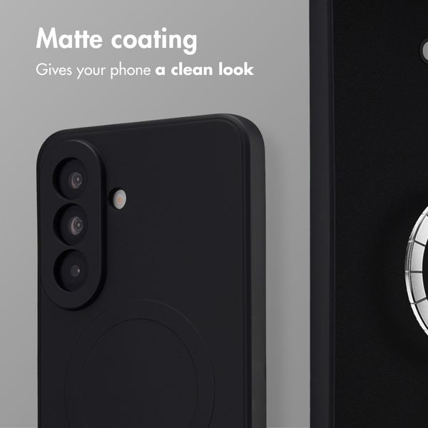 imoshion Colour Back Cover with MagSafe Samsung Galaxy A37 (5G) - Black