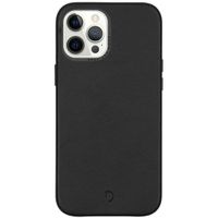 Decoded Leather Backcover Apple iPhone 12 Pro Max - Zwart