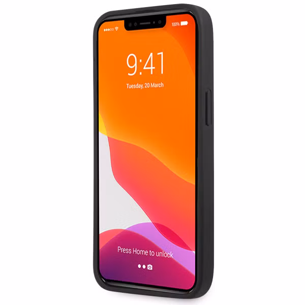 Guess 4G Metal Logo Backcover Apple iPhone 13 Pro Max - Grijs