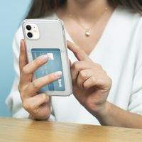 imoshion Softcase Backcover met pashouder Samsung Galaxy A12 - Transparant