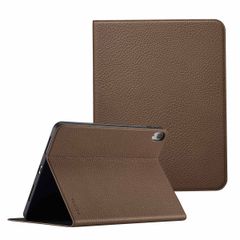 Selencia Riva Bookcase Apple iPad Air 11 inch (2025) M3 / (2024) M2 / Air 5 (2022) / Air 4 (2020) - Mocha Brown