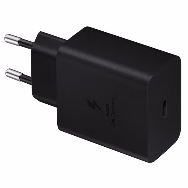 Samsung Originele Power Adapter met USB-C kabel - Oplader - USB-C aansluiting - Fast Charge - 45 Watt - 1,8 meter – Zwart 