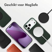 Accezz MagSafe Leather Backcover Apple iPhone 17 Pro Max - Cedar Green