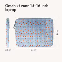 imoshion Design Laptophoes 15-16 inch - Laptopsleeve - Cherry Check
