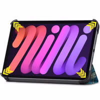 imoshion Design Trifold Bookcase Apple iPad Mini 7 (2024) / iPad Mini 6 (2021) - Green Plant