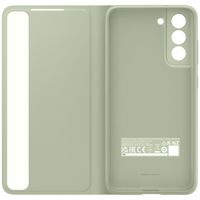 Samsung Originele Clear View Standing Bookcase Galaxy S21 FE - Olive Green