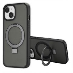 Accezz Ring Stand Backcover met MagSafe Apple iPhone 15 - Zwart