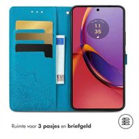 imoshion Mandala Bookcase Motorola Moto G84 - Turquoise