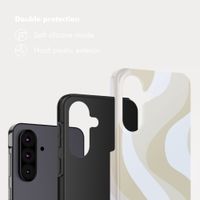 Selencia Vivid Back Cover Samsung Galaxy A37 (5G) - Desert Waves Beige