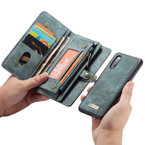 CaseMe Luxe Lederen 2 in 1 Portemonnee Bookcase Samsung Galaxy A70