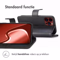 imoshion Luxe Bookcase Apple iPhone 15 Pro - Zwart