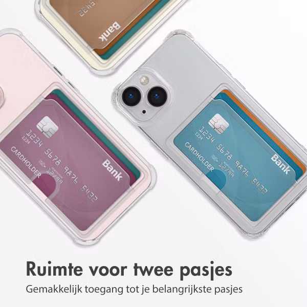 imoshion Softcase Backcover met pasjeshouder voor de Apple