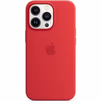 Apple Silicone Backcover MagSafe Apple iPhone 13 Pro - Rood