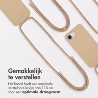 imoshion Color Backcover met afneembaar koord MagSafe Apple iPhone 16e - Nude