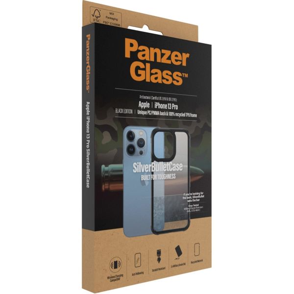 PanzerGlass SilverBullet ClearCase Apple iPhone 13 Pro - Zwart