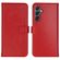 Selencia Echt Lederen Bookcase Samsung Galaxy A25 (5G) - Rood