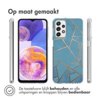 imoshion Design hoesje Samsung Galaxy A23 (5G) - Grafisch Koper / Blauw