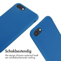 imoshion Siliconen hoesje met koord iPhone SE (2022 / 2020) / 8 / 7 - Blauw