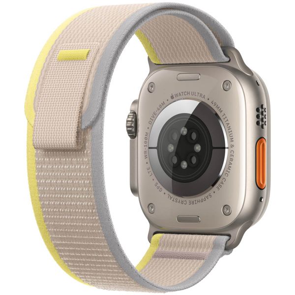 Apple Trail Loop Band Apple Watch | 44/45/46/49 mm - Size S/M - Yellow / Beige