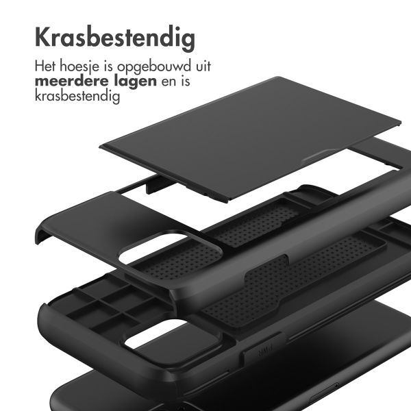 imoshion Backcover met pasjeshouder Apple iPhone 11 Pro - Zwart