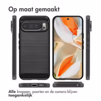 imoshion Brushed Backcover Google Pixel 10 Pro XL - Zwart