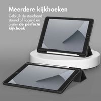 Accezz Smart Silicone Bookcase Apple iPad 9 (2021) 10.2 inch / iPad 8 (2020) 10.2 inch / iPad 7 (2019) 10.2 inch - Zwart