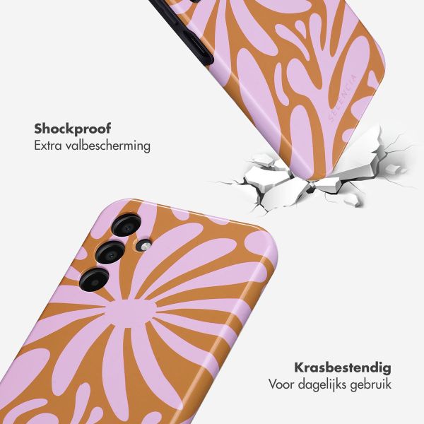 Selencia Vivid Backcover Samsung Galaxy A15 (5G/4G) - Modern Bloom Pink